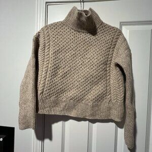 AYR Mini Le Square Cable Knit Sweater